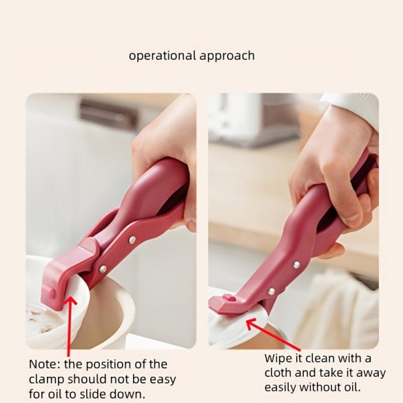 Konyhai Fogó - Forrázásgátló Tál és Tányér Fogó