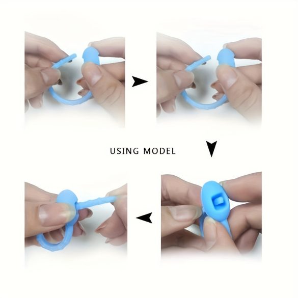 30db, szilikon újrahasználható, kábelrendező, kábelkötegelő