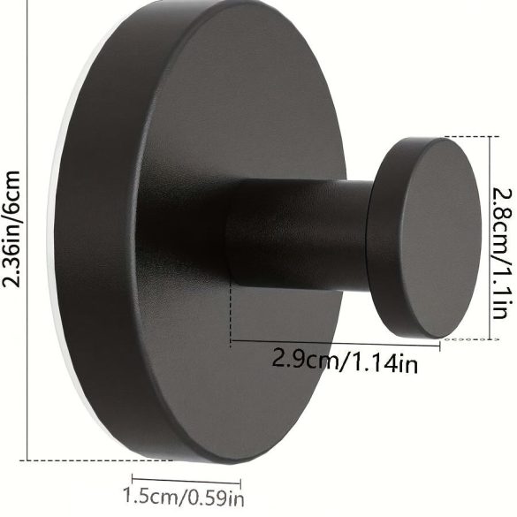 Könnyen felszerelhető szívókorongos akasztók zuhanyhoz