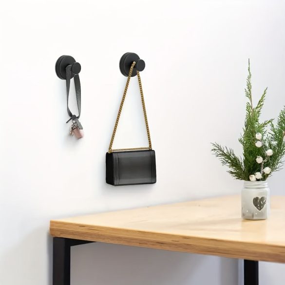 Könnyen felszerelhető szívókorongos akasztók zuhanyhoz