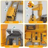 4 az 1-ben szétszerelhető és összeszerelhető mérnöki járműmodell