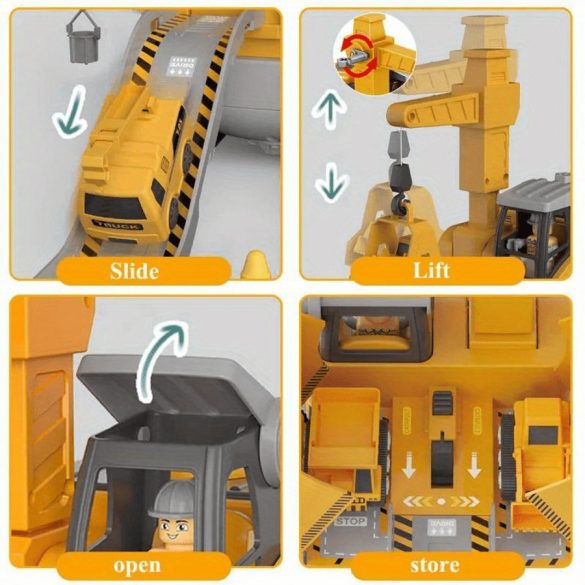 4 az 1-ben szétszerelhető és összeszerelhető mérnöki járműmodell