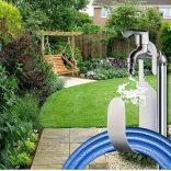 Rozsdamentes Acél Kerti Tömlőtartó