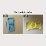 Ergonomikus Dupla Gyűrűs Vizespalack Fogantyú