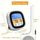 Digitális hús hőmérő nagy érintőképernyővel