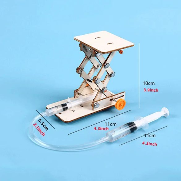 DIY Hidraulikus Emelő Kísérlet játék