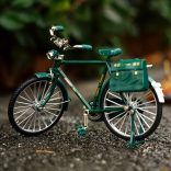 Régi stílusú kerékpár fém modellkészlet