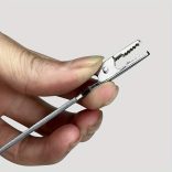 10db fából készült kártyatartó aligátorkapcsokkal