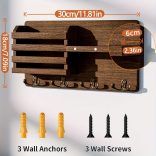 1db Fa Fali Kijelző Keretes Polc