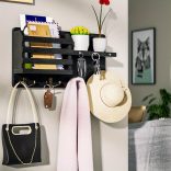 1db Fa Fali Kijelző Keretes Polc