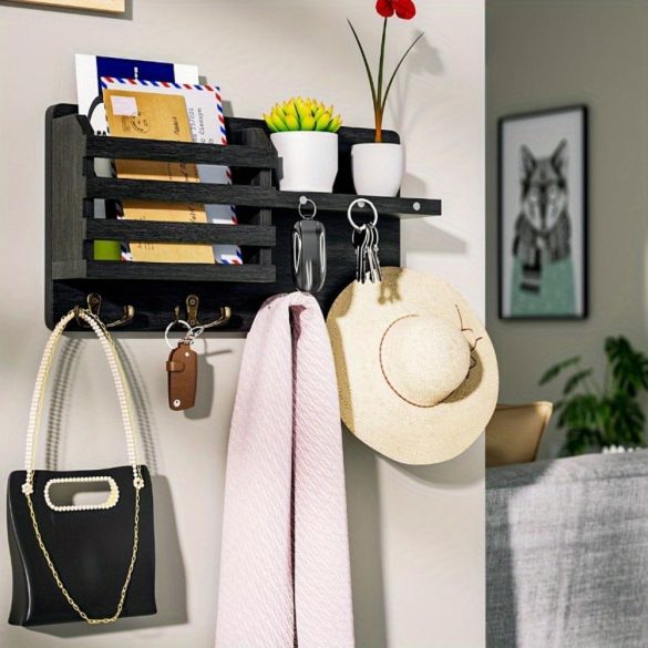 1db Fa Fali Kijelző Keretes Polc