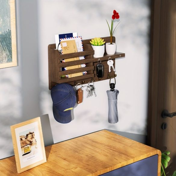 1db Fa Fali Kijelző Keretes Polc