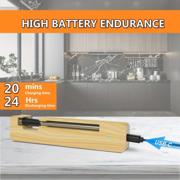 Hosszú Hatótávú Vezeték Nélküli Okos Hús Hőmérő