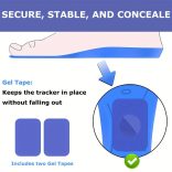 2 darabos AirTag cipőbetét – puha poliuretán, ultravékony és kényelmes