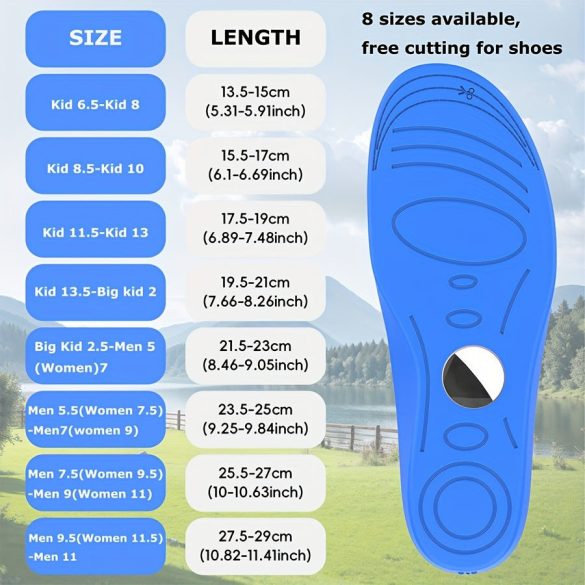 2 darabos AirTag cipőbetét – puha poliuretán, ultravékony és kényelmes