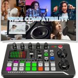 LED hangkeverő pult – multi-effekt audio vezérlés hangerővel, basszussal, track módokkal