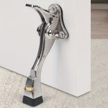 Polírozott fém ajtóütköző állítható magassággal