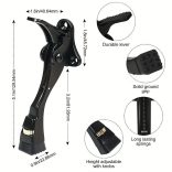 Polírozott fém ajtóütköző állítható magassággal