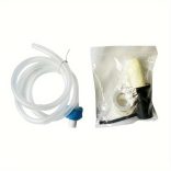 1db rozsdamentes acél mosogató szappanadagoló hosszabbító csővel