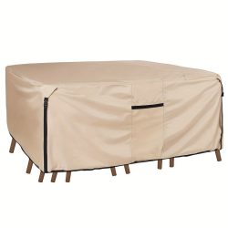   Nagy teherbírású négyzet alakú terasz asztalhoz tartozó huzat