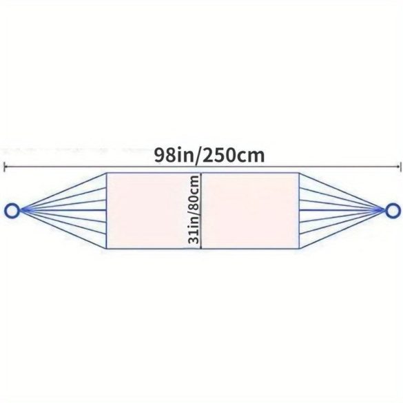 Strapabíró vastagított nylon kültéri függőágy