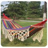 Bohém stílusú függőágy rojtokkal