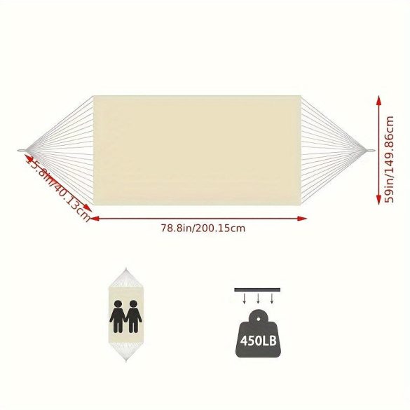 Bohém stílusú függőágy rojtokkal