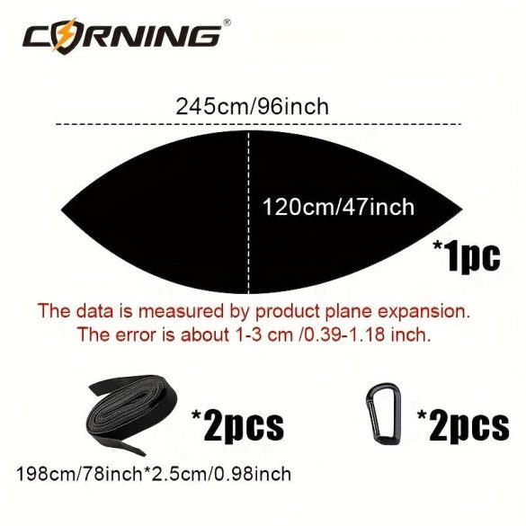 Extra Nagy Szúnyoghálós Függőágy Oldaltároló Táskával