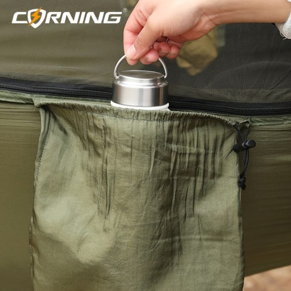 Extra Nagy Szúnyoghálós Függőágy Oldaltároló Táskával