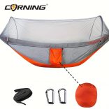 Extra Nagy Szúnyoghálós Függőágy Oldaltároló Táskával