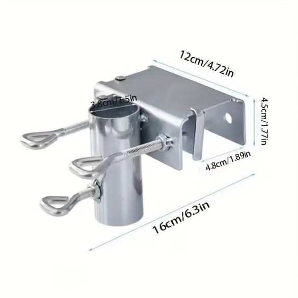 Kültéri esernyőtartó bilincs