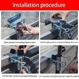 Kültéri esernyőtartó bilincs