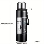 Nagy Kapacitású 316 Rozsdamentes Acél Szigetelt termosz