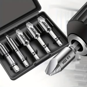 5db Sérült Csavar Kihúzó Fúrószár