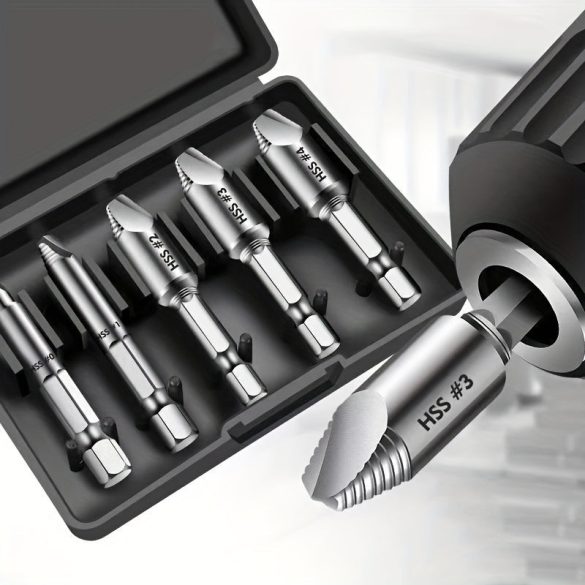 5db Sérült Csavar Kihúzó Fúrószár