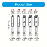 5db Sérült Csavar Kihúzó Fúrószár