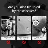 5db Sérült Csavar Kihúzó Fúrószár