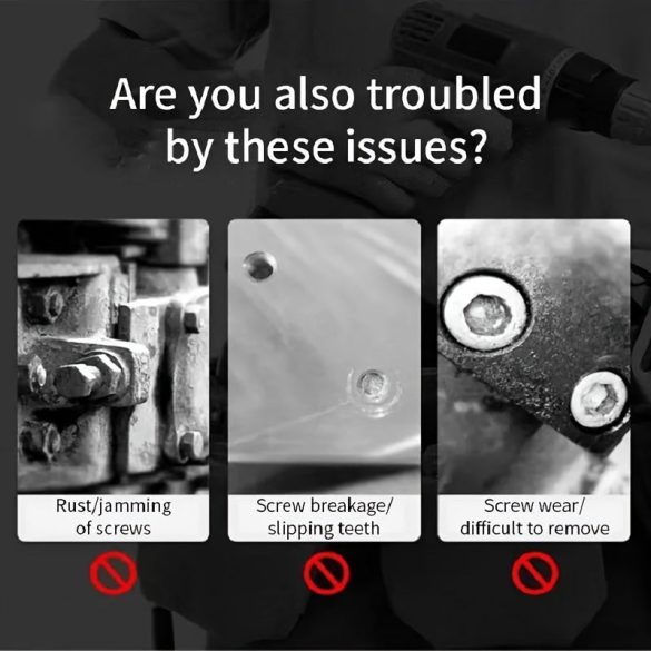 5db Sérült Csavar Kihúzó Fúrószár