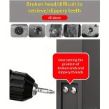 5db Sérült Csavar Kihúzó Fúrószár