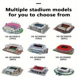 Kreatív 3D-s papírból készült stadion puzzle