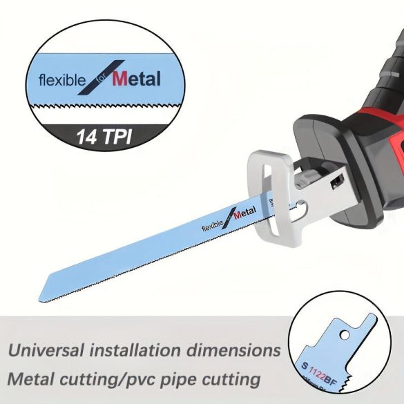 10db S1122BF dupla fém visszavonó fűrészelem