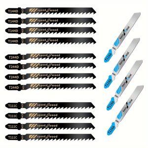 16 db-os Fűrészlap Készlet, 4 Méretben