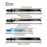 16 db-os Fűrészlap Készlet, 4 Méretben