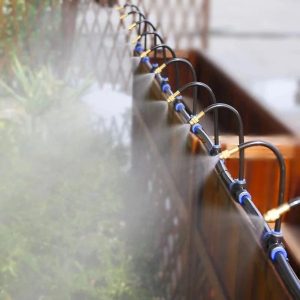 10 méteres mikro csepegtető öntözőkészlet állítható réz köd fúvókával