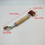 Kétfejű festőhenger szilikon-teflon rézkerekekke