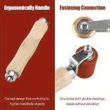 Kétfejű festőhenger szilikon-teflon rézkerekekke