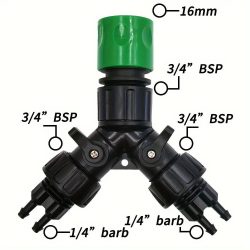 Kerti csepegtető öntöző csap adapter 4-utas elosztó