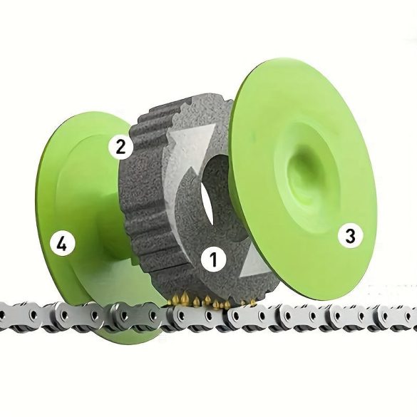 1db hordozható kerékpár láncolajozó eszköz