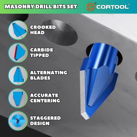 Kőműves Fúrószár Készlet