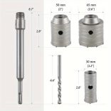 5 darabos Betonvágó készlet